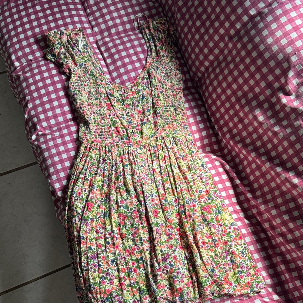 Brave Soul Multicolor Floral Mini Dress